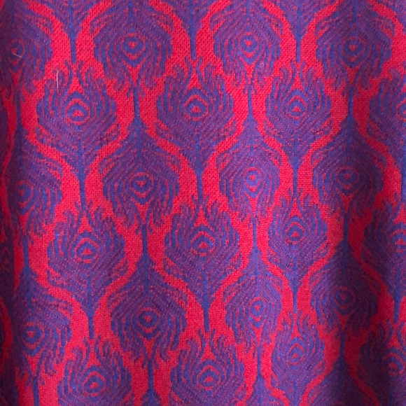 LuLaRoe Irma Tunic - Peacock - Picture 3 of 5
